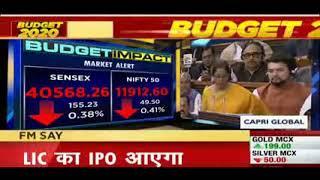 Budget 20 LIC का IPO आएगा, सरकार बेचेगी अपनी हिस्सेदारी  Negative for HDFC LIFE SBI LIFE ICICI PRU