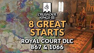 8 GREAT ROYAL COURT STARTS IN CRUSADER KINGS 3 - Royal Court DLC & Free Update