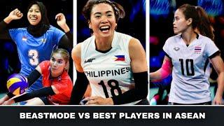 Top 10 Aby Marano vs. BEST Players in South East Asia | Megawati, Wilavan Apinyapong, Piyanut Pannoy