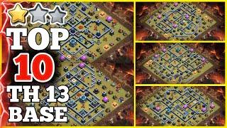 TOP 10 NEW TH13 WAR BASE || TH13 CWL Base Link Given In Video Description (August CWL Base)