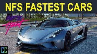 *NEW* Top 10 FASTEST Cars In Need For Speed Heat (Stock) l Is The Koenigsegg Regera The Fastest?