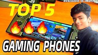 Top 5 cool gaming phones | available in india| experience amazing gaming