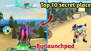 Top 10 Secret Location By Launchpad - Garena Free Fire || Ibrahim Gaming.