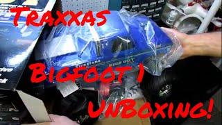 Traxxas Bigfoot 1 Unboxing - 1/10 Scale Monster Truck!