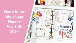 Plan with Me- Mini Happy Planner- May 4-10, 2020