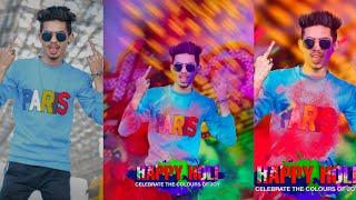 Happy Holi 2020 Photo Editing || New Best Holi Festival Special Picsart Photo Editing Tutorial