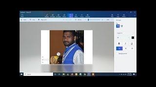 Text Alignment In Paint 3D Hindi