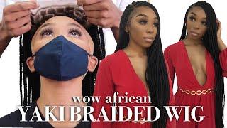 REALISTIC KNOTLESS BRAID WIG | VERY DETAILED WIG INSTALL | WOW AFRICAN