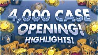 KNIFE HIGHLIGHTS : 4000 CASE OPENING STREAM