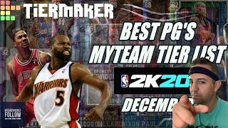 The Point Guard Tier List NBA 2K20 Myteam Best PG Rankings For December