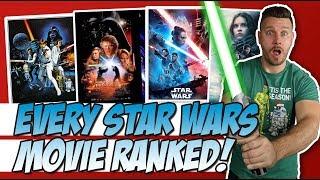 All 12 Star Wars Movies Ranked (w/ Rise of Skywalker)