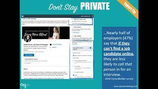 Top Job Searcher Profile Settings - LinkedIn 2020