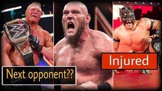 Kalisto injured | Lars Sullivan update | Brock comeback in Raw