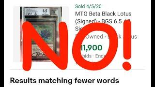 NO to $20,500.00 Black Lotus was the BEST Decision in Magic the Gathering