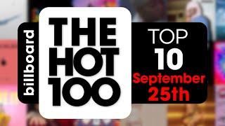 Early Release! Billboard Hot 100 Top 10 Singles  (September 25th, 2021) Countdown