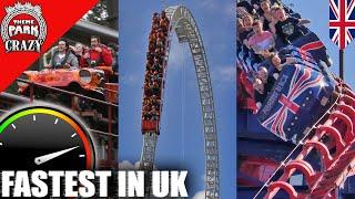 Top 10 FASTEST UK Roller Coasters