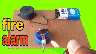 Top Science Project Fire Alarm, Science Project For Class 8, Science Projects Homemade Fire Alarm