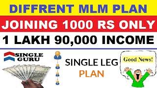 New MLM Companies 2020 | New Mlm Plan 2019 | Single Guru Plan | Single leg mlm 2020 | New mlm plan