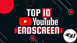 Top 10 YouTube End screen/Outro Template FREE DOWNLOAD 2021