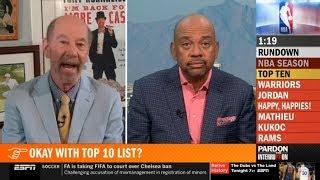 Pardon The Interruption | Tony & Wilbon: Okay with top 10 list NBA's all-time? #1Jordan #2LeBron