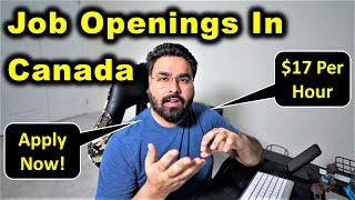 Job Openings In Canada | Apply Now | Canada Couple