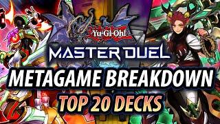 TOP 20 DECKS for Yu-Gi-Oh! Master Duel!