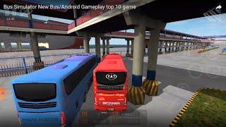 Bus Simulator New Bus/Android Gameplay top 10 game