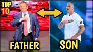 Top 10 WWE Father & his sons! WWE superstars & their sons! WWE Father son