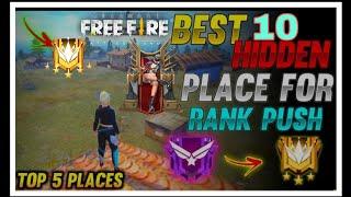 #TOP 10 NEW HIDDEN PLACE IN FREE FIRE