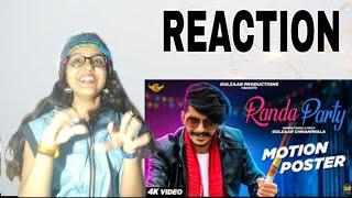 GULZAAR CHHANIWALA RANDA PARTY | Latest Haryanvi Song | reaction!!