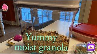 How To Make Moist Quick Stove Top Granola  With One Hand