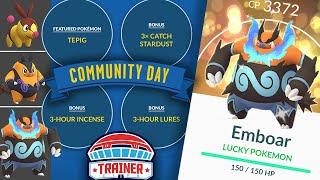 MILLIONS OF STARDUST! *SHINY TEPIG* TOP TIPS for COMM DAY + 3x CATCH STARDUST | POKÉMON GO