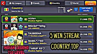 Harsh LEGEND is Back | Topping Country | 8Ball Pool