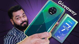 Infinix Note 7 Unboxing And First Impressions | Giveaway ⚡⚡⚡ Helio G70, Big Display & More