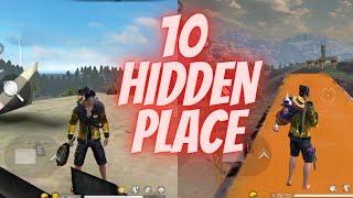 TOP 10 HIDDEN PLACE FOR RANK PUSHING। FREE FIRE