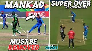 Awful Mankad Returns, Australian Cricketers Face Punishment & NZ Super Over Disasters