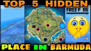 Top 5 hidden place in freefire || hidden place for rank push  #freefirehiddenplacesintamil#JERRY81