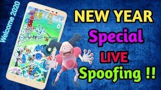 Pokemon go New Year Special Live Spoofing with Shivam Garg!!