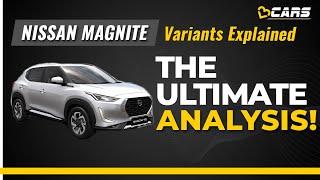 Nissan Magnite Launched | Variants Explained | XE, XL, XV, XV Premium| The Ultimate Analysis