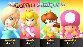 Mario Party 10 - Rosalina vs Peach vs Daisy vs Toadette - Whimsical Waters