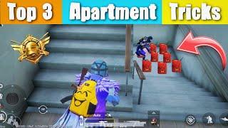 Top 3 School Apartment Tips and Tricks Pubg Mobile 2021 | Pubg- Apartment Tricks | iphone | part -6