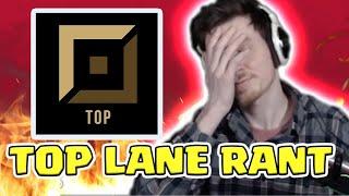 HASHINSHIN RANTING ABOUT THE CURRENT BALANCING ISSUES - TOP LANE RAGE