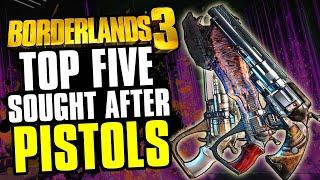 Top 5: Most Sought after Legendary Pistols in Borderlands 3 right now!