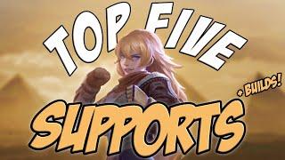 TOP FIVE SUPPORTS (AND BUILDS!) FOR THE END OF SMITE SEASON 8!