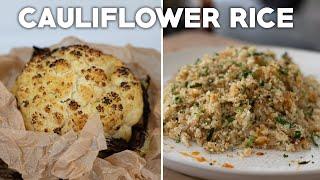 Low Carb Cauliflower Healthy Recipes (Fried Rice, Roasted, Creamy Mash, Chocolate Mousse)