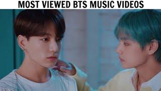 [TOP 50] Most Viewed BTS Music Videos | December 2019