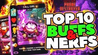 MY TOP 10 CARDS THAT NEED BUFFS OR NERFS | South Park: Phone Destroyer