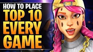 How to ALWAYS PLACE TOP 10 in Cash Cups - Best Tips and Tricks - Fortnite Pro Guide