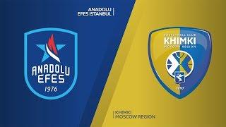 Anadolu Efes Istanbul - Khimki Moscow Region Highlights | EuroLeague, RS Round 17