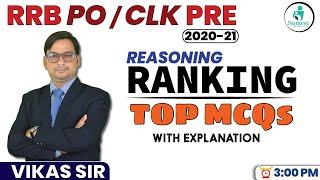 Special Reasoning Class | Reasoning RANKING Top MCQs | Ranking Tricks | Reasoning by Vikas Sir